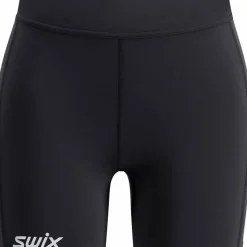 Swix Women's Pace High Waist Half Tights Black