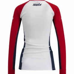Swix Women's RaceX Classic Long Sleeve Swix Red/Bright White