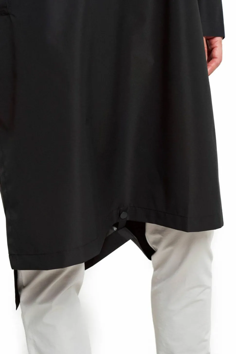 Tenson Unisex Drizzle Poncho Black