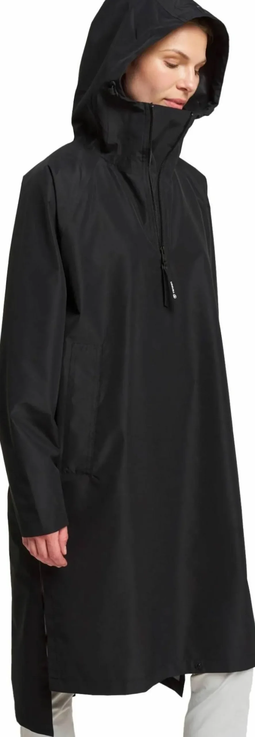 Tenson Unisex Drizzle Poncho Black