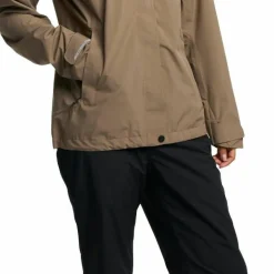 Tenson Women's Biscaya Storm Rain Jacket Brown