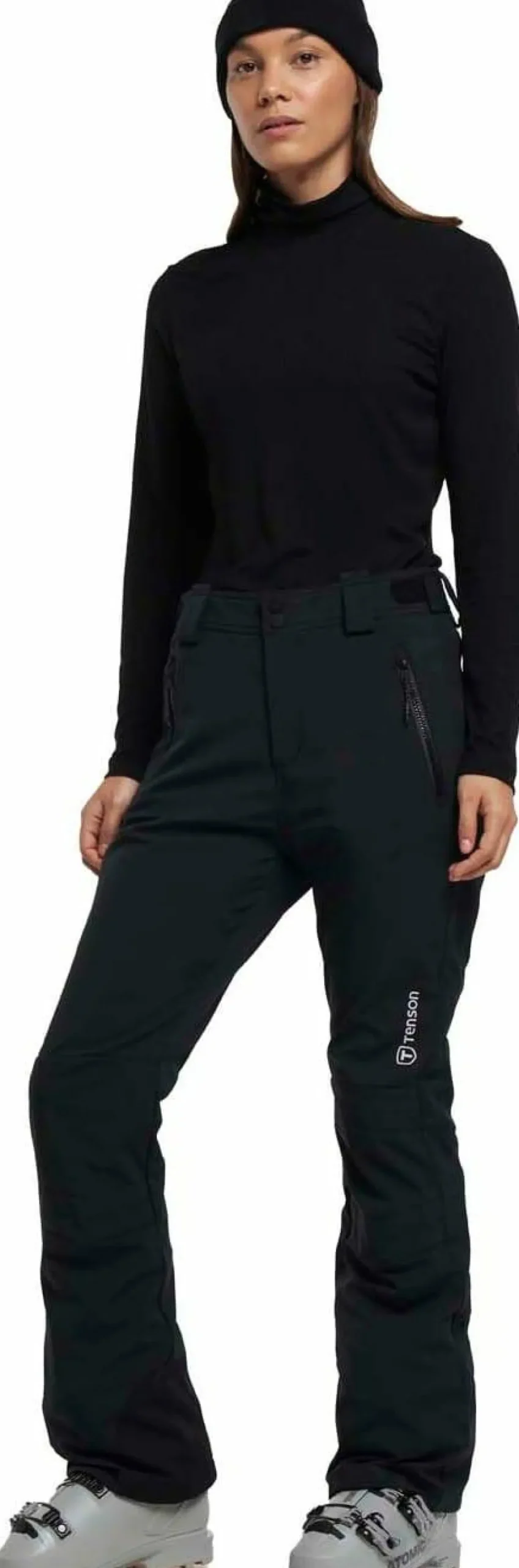 Tenson Women's Patricia Softshell Ski Pants Black