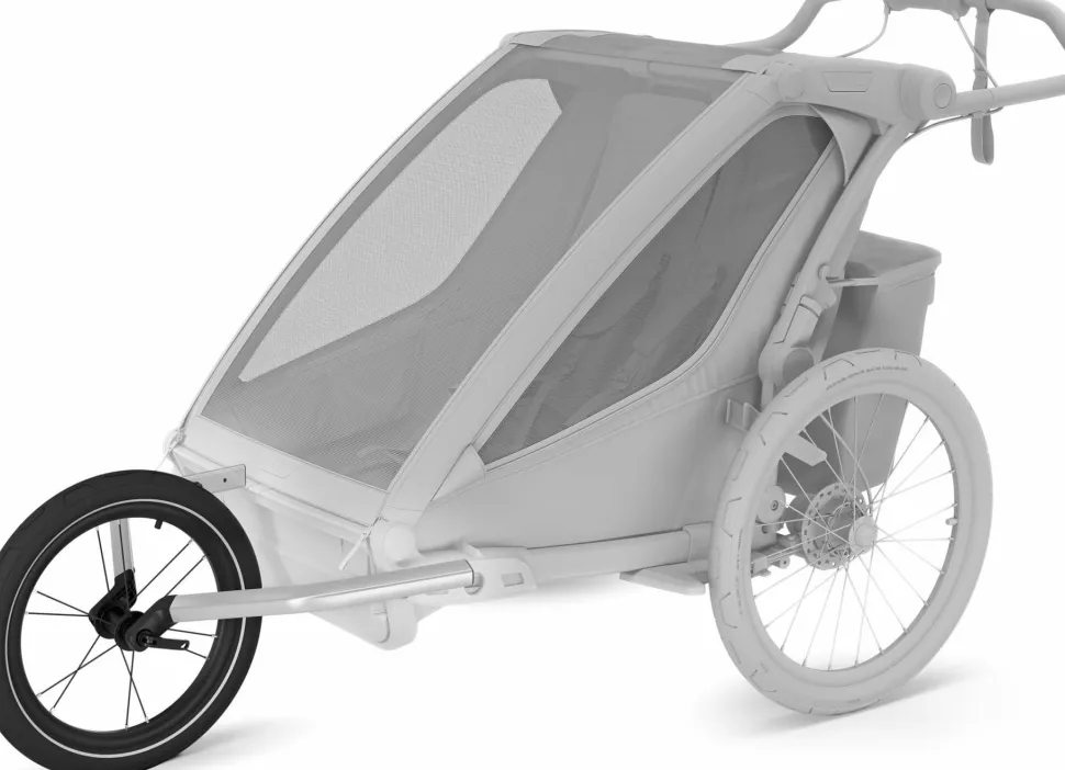 Thule Chariot Jog Kit Double Aluminium/black
