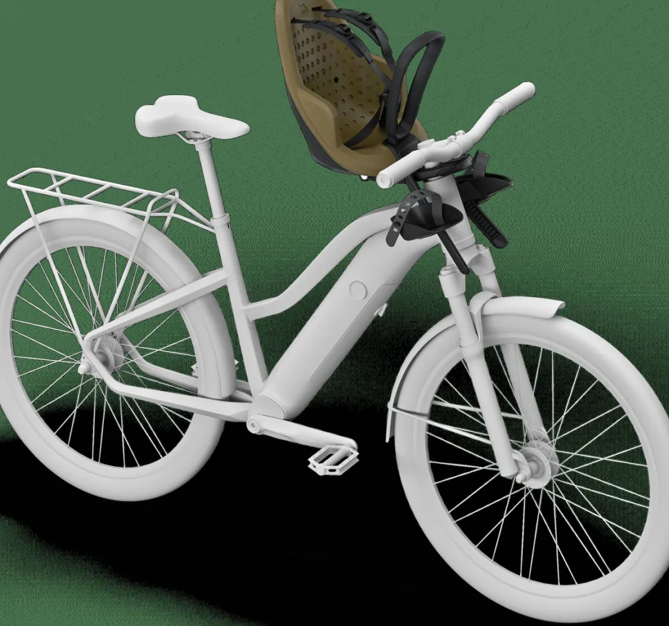 Thule Yepp 2 Mini- Front Mount Nutria Green