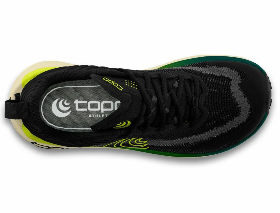 Topo Athletic Men's Vista Wide Black/lime