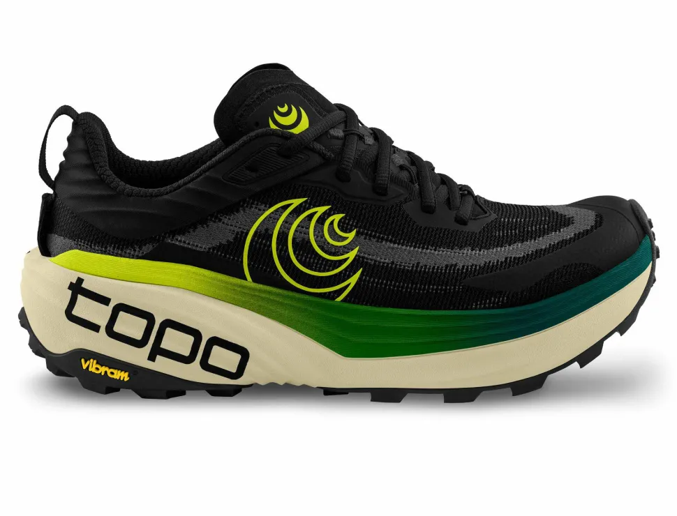 Topo Athletic Men's Vista Wide Black/lime
