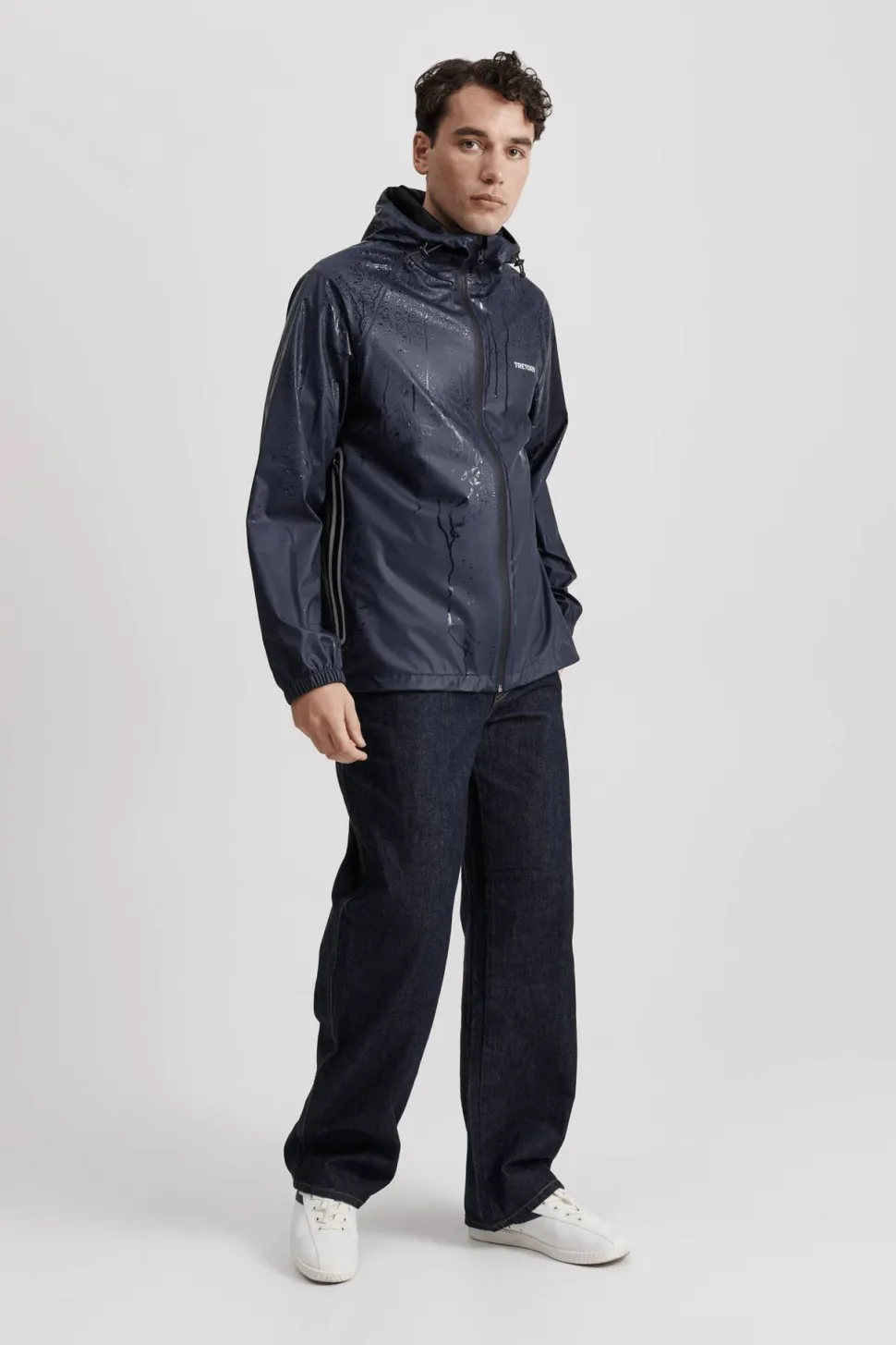 Tretorn Unisex Packable Rainbreaker Set Navy Blaze
