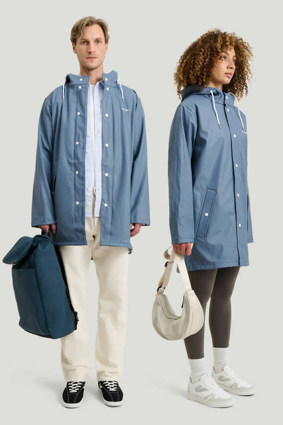 Tretorn Unisex Wings Rain Jacket Stone Blue