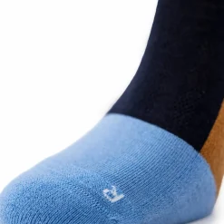 Ulvang Hero Warm Crew Sock Navy Blue/ Cathay Spice / Provence Blue