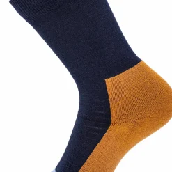 Ulvang Hero Warm Crew Sock Navy Blue/ Cathay Spice / Provence Blue