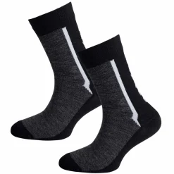 Ulvang Juniors' Ultra 2-pack Charcoal Melange/Black