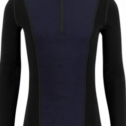 Ulvang Men's Peak Map Half Zip Baselayer Black/Navy Blue