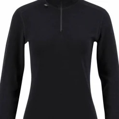 Ulvang Women's Comfort 200 Turtle Neck With Zip Black/Black
