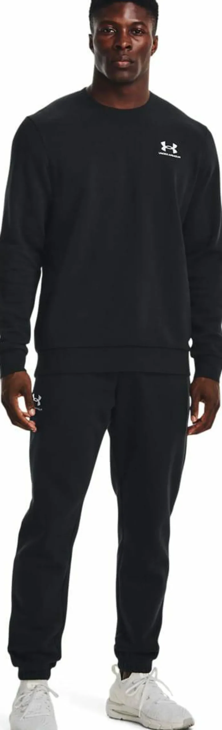 Under Armour Men's UA Essential Fleece Crew Black