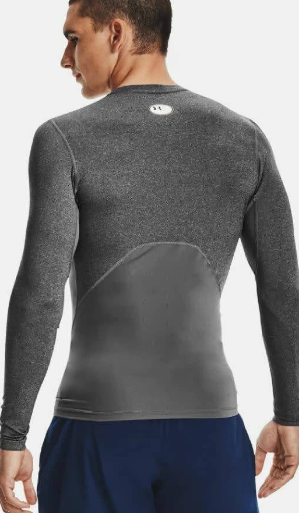 Under Armour Men's UA HG Armour Comp Long Sleeve Carbon