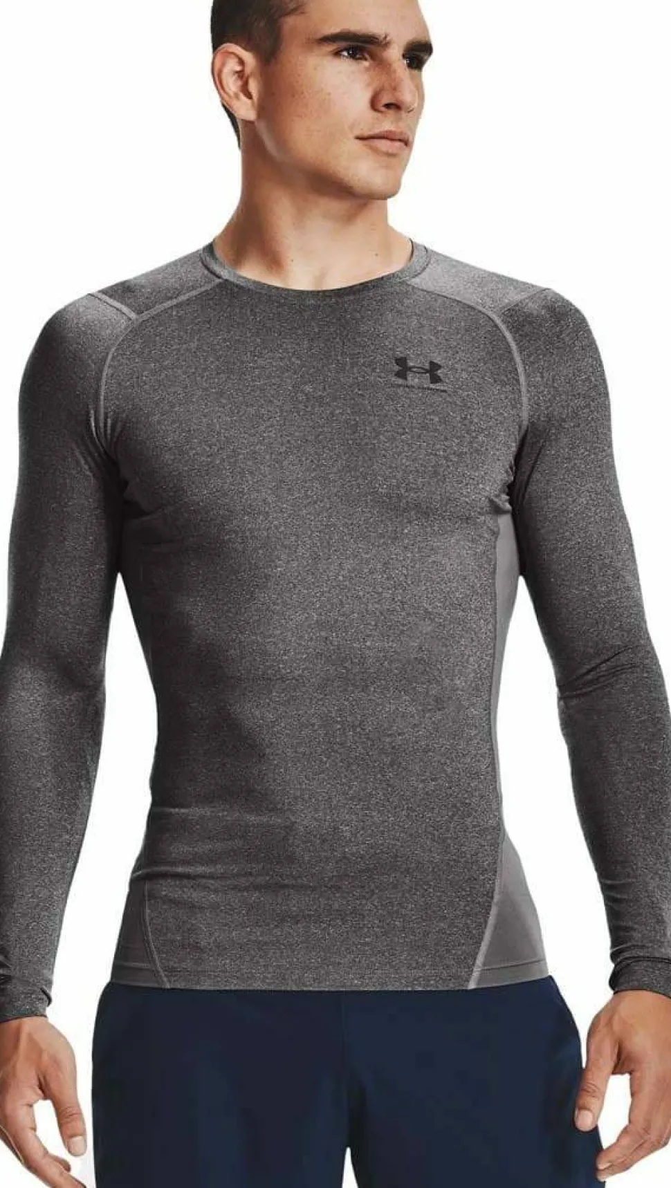 Under Armour Men's UA HG Armour Comp Long Sleeve Carbon