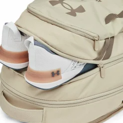Under Armour UA Hustle 6.0 Backpack Khaki Base