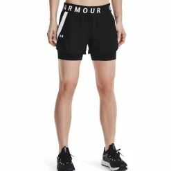 Under Armour Women's Play Up 2-in-1 Shorts Black
