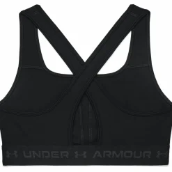 Under Armour Women's UA Crossback Mid Bra Black/Black/Jetgray