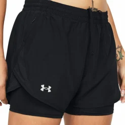 Under Armour Women's Ua Fly By 2in1 Short Black