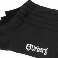 Urberg Bamboo Shaftless Sock 5-Pack Black Beauty