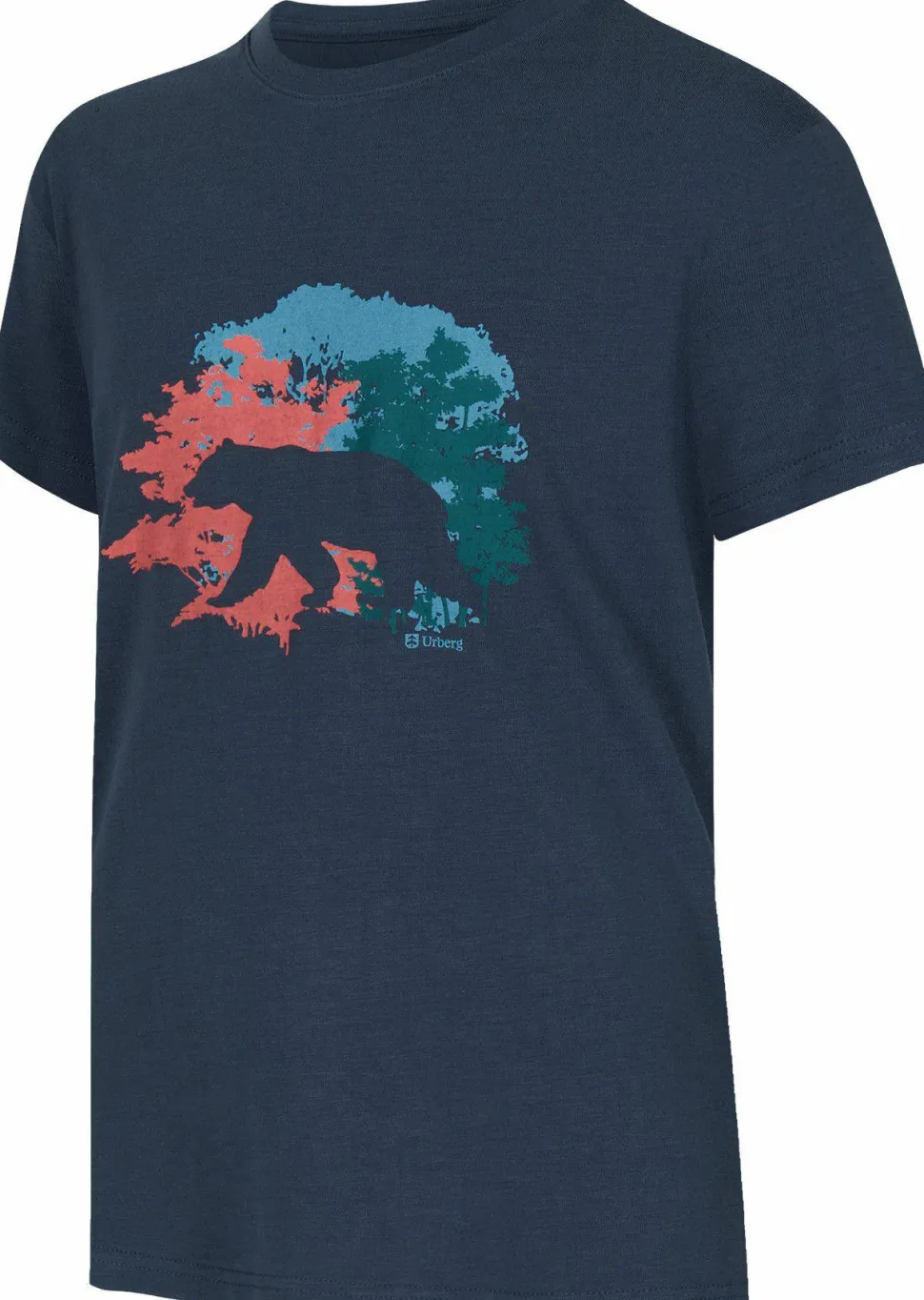Urberg Juniors' Bamboo Print Tee Midnight Navy