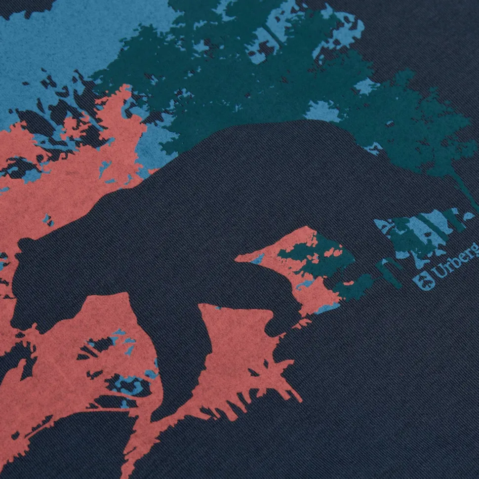 Urberg Juniors' Bamboo Print Tee Midnight Navy