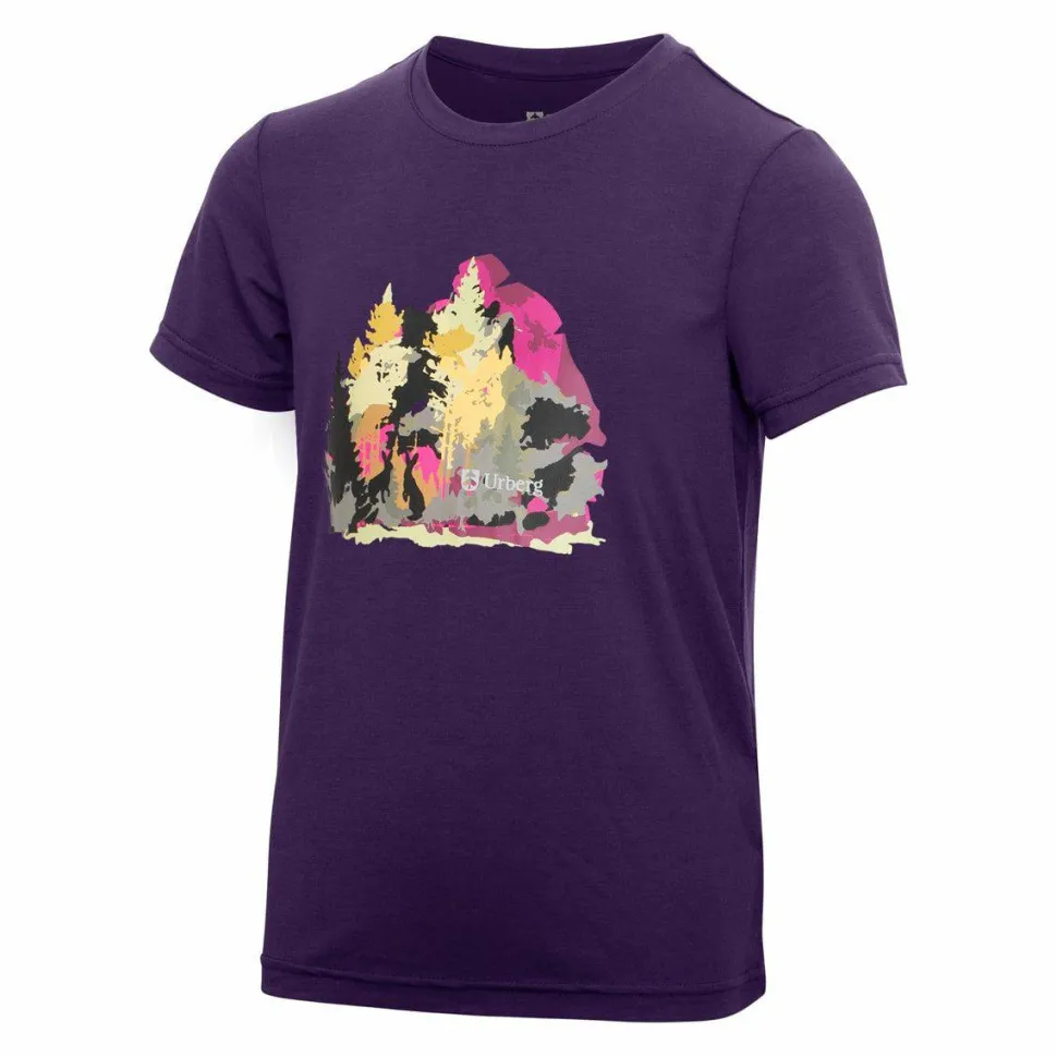 Urberg Juniors' Printed Tree Tee Grape