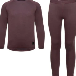 Urberg Juniors' Selje Merino-Bamboo Set Huckleberry/Blue Nights