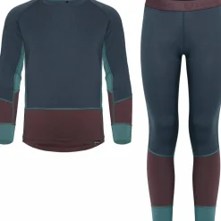 Urberg Juniors' Tree Base Layer Set Blue Nights