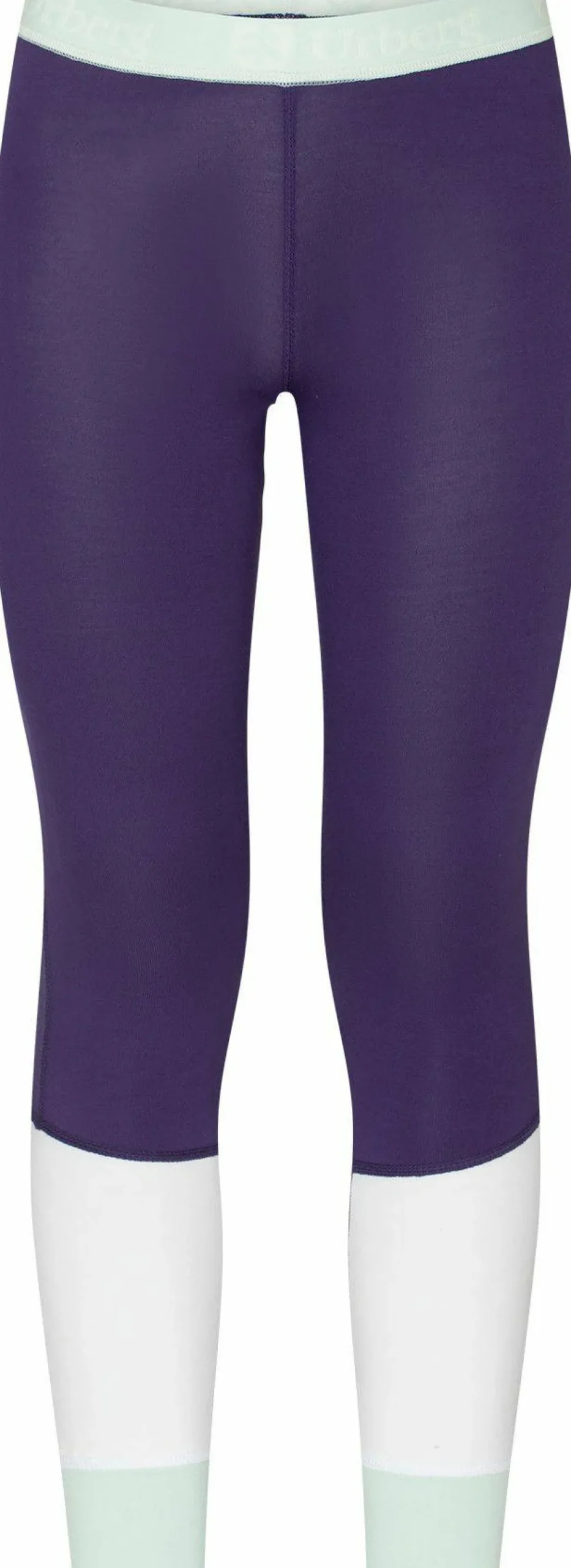 Urberg Juniors' Tree Base Layer Set Grape/cloudy Dancer/celadon