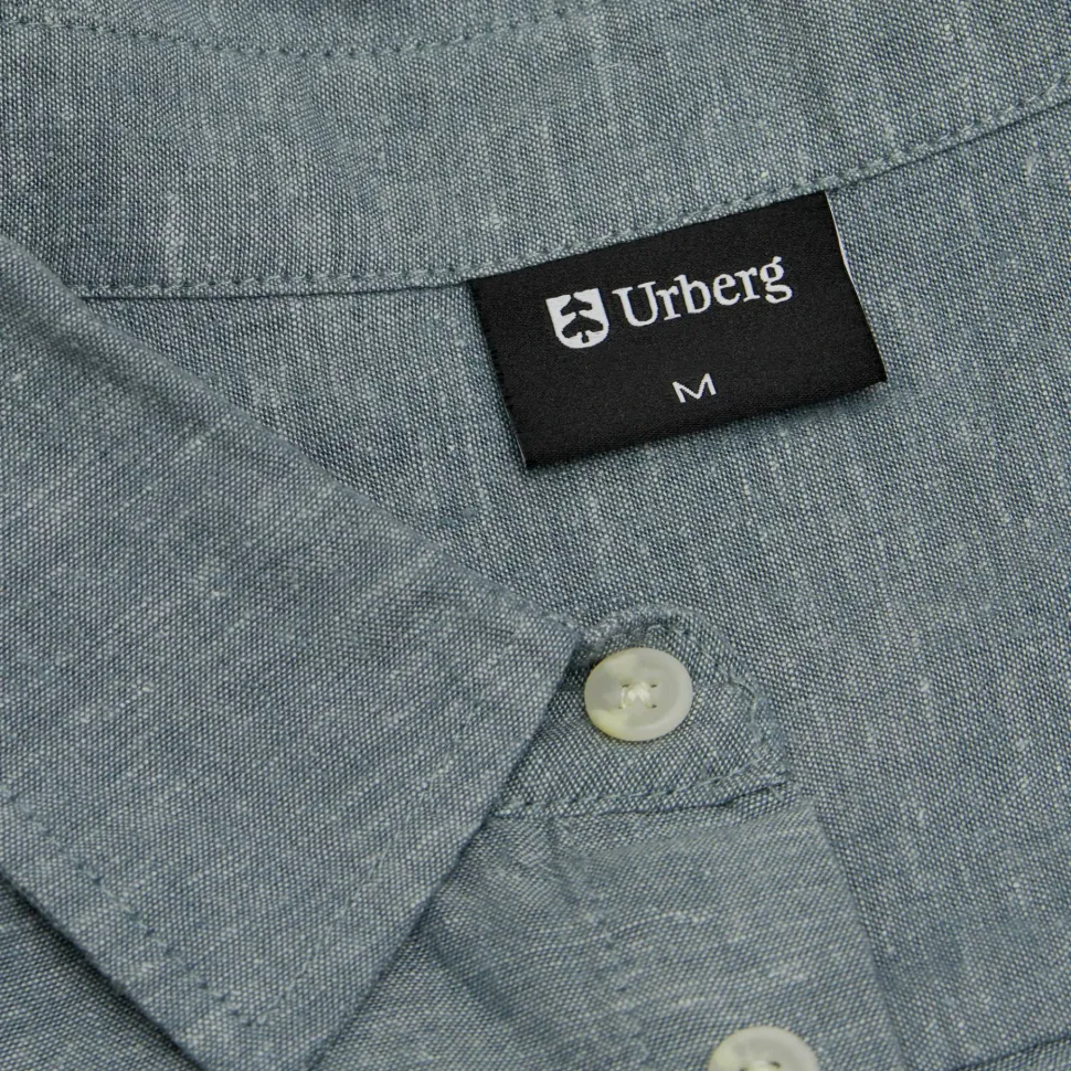 Urberg Men's Hemp SS Shirt Silver Pine