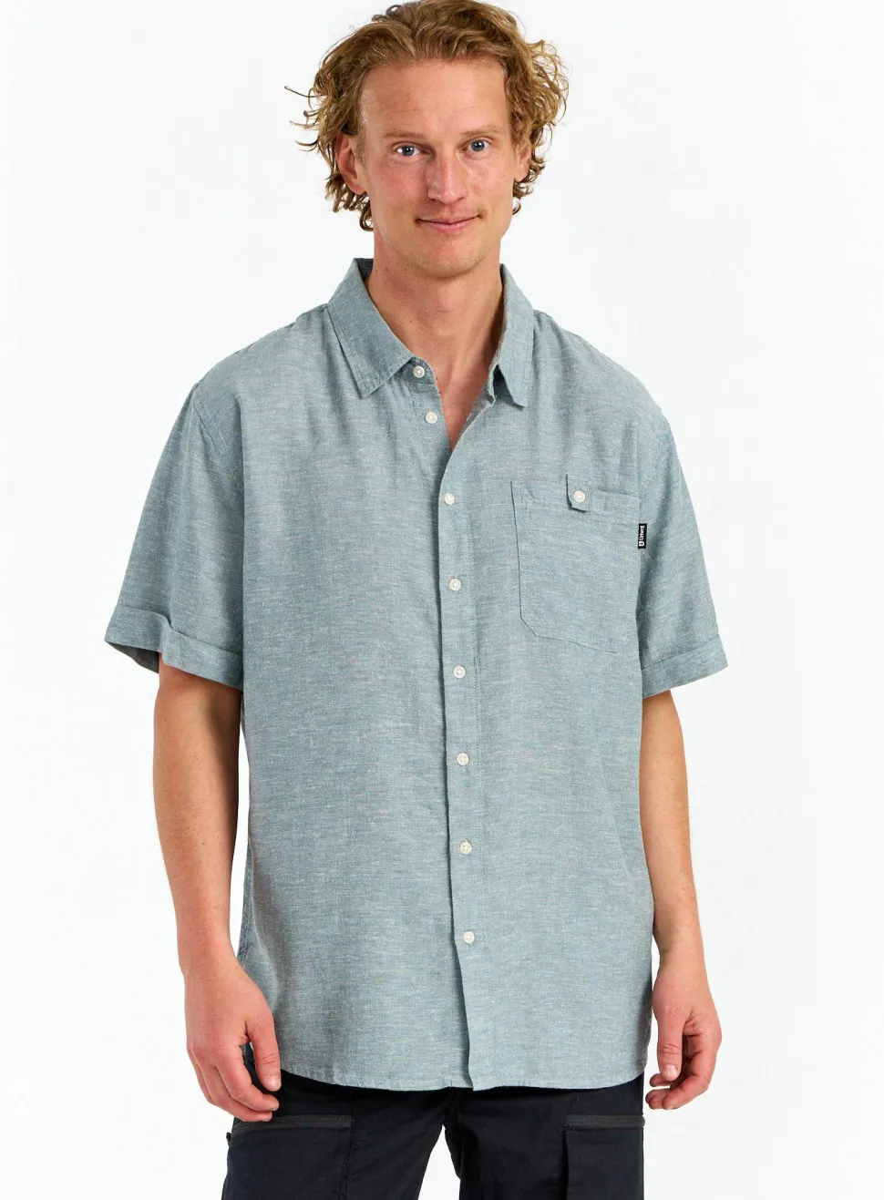 Urberg Men's Hemp SS Shirt Silver Pine