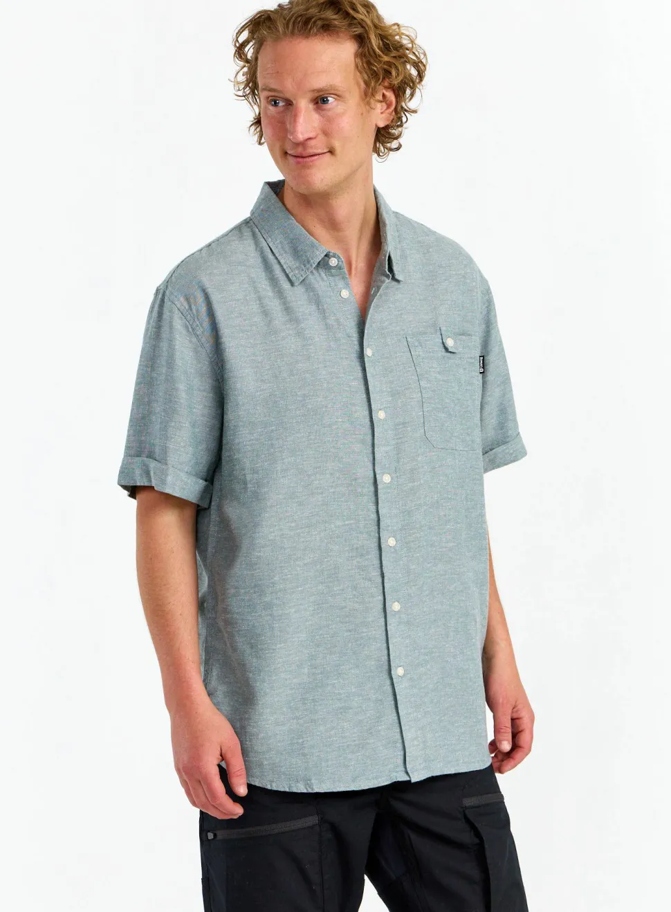 Urberg Men's Hemp SS Shirt Silver Pine