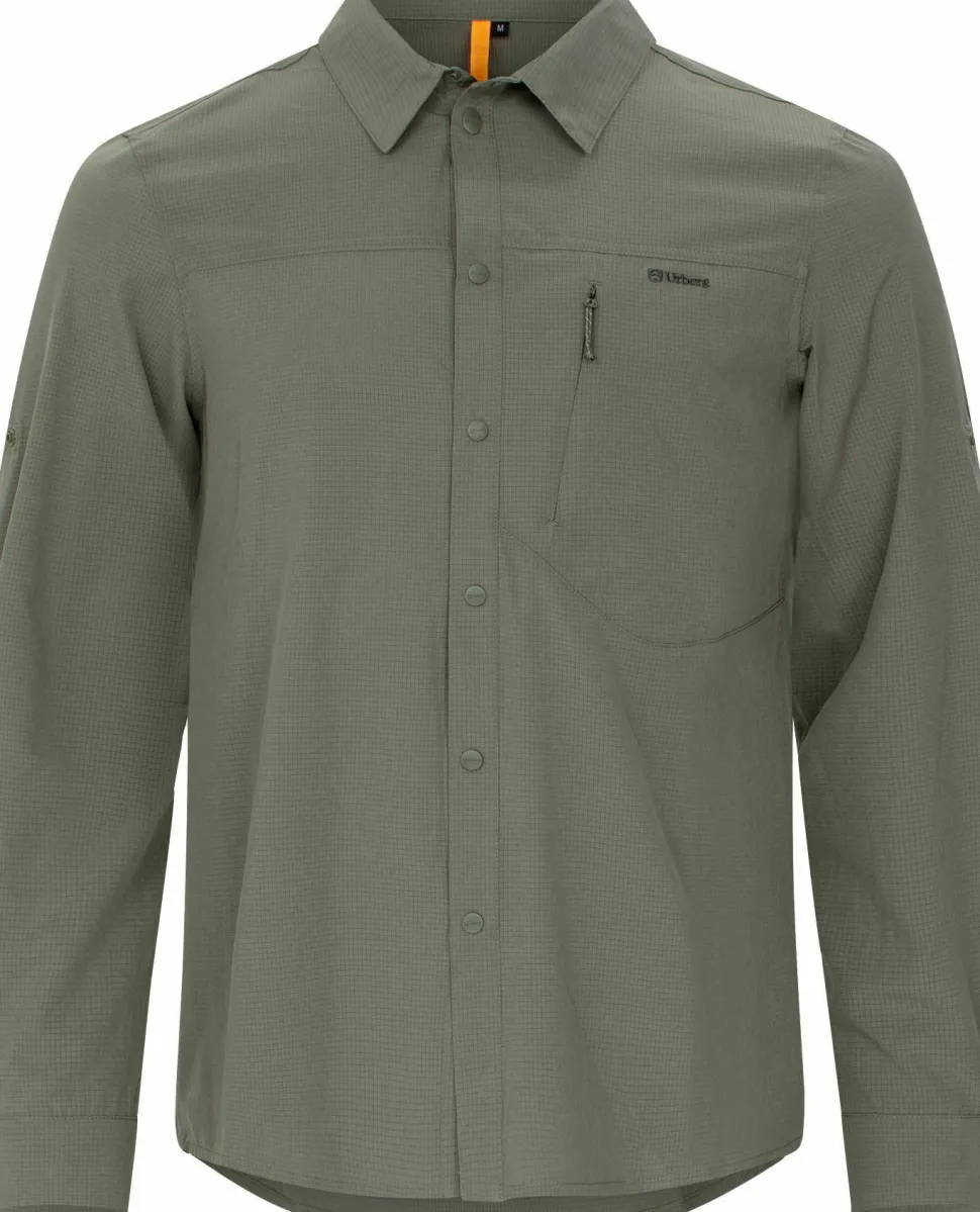 Urberg Men's Long Sleeve Tech Shirt Dusty Olive