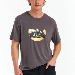 Urberg Men's Printed Tree Tee Midnight Navy/sky