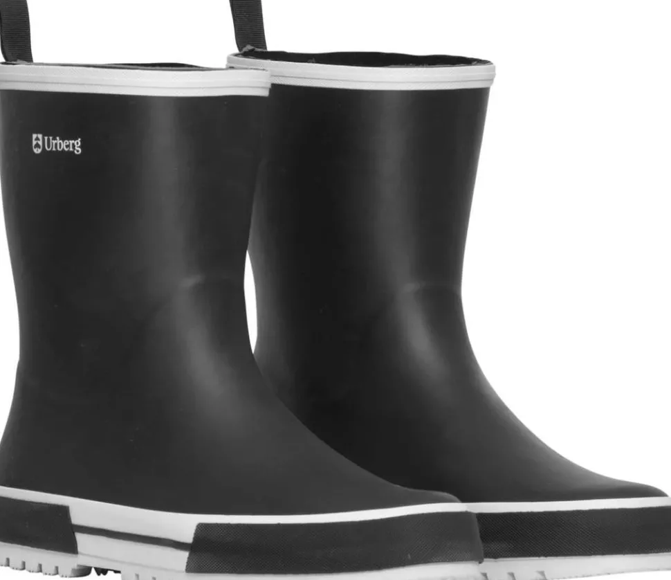 Urberg Unisex Malme Mid Rubber Boots Black Beauty