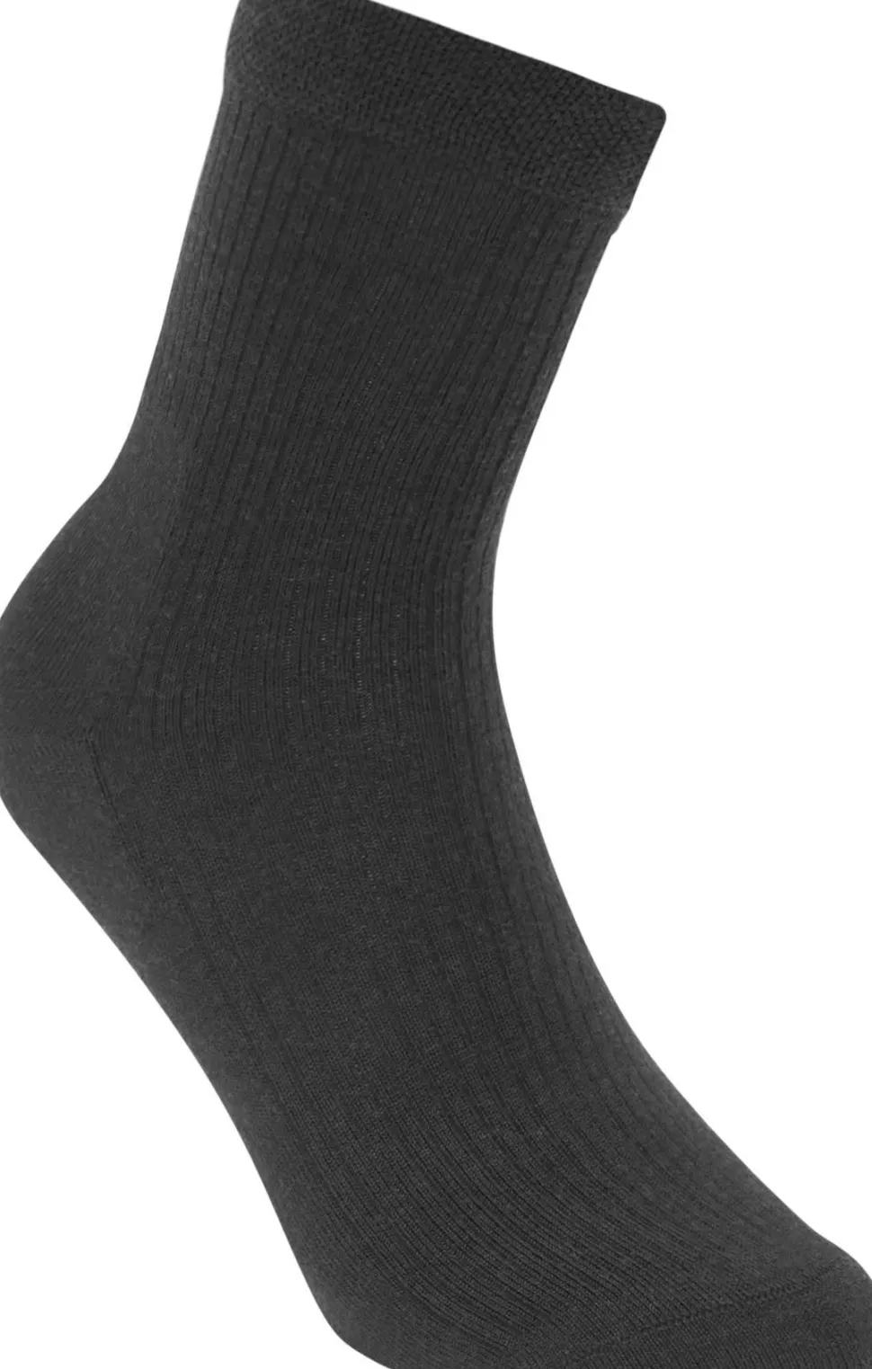 Urberg Unisex Merino Wool Ribb Sock 2p Black Beauty