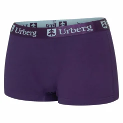Urberg Women's Isane 3-pack Bamboo Boxers Black Beauty/Bright White/Grape