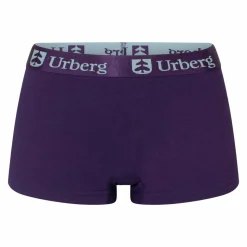 Urberg Women's Isane 3-pack Bamboo Boxers Black Beauty/Bright White/Grape