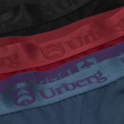 Urberg Women's Isane 3-pack Bamboo Boxers Cabarnet/Midnight Navy/Black Beauty