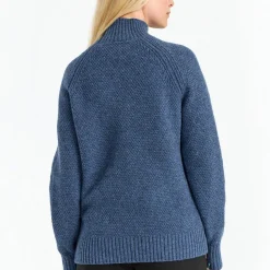 Urberg Women's Moss Knit Sweater Blue Melange