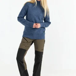 Urberg Women's Moss Knit Sweater Blue Melange