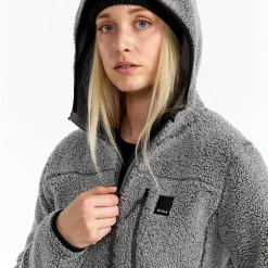 Urberg Women's Pile Hoodie Black Beauty