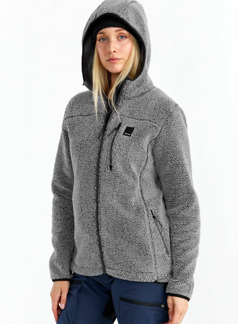 Urberg Women's Pile Hoodie Black Beauty