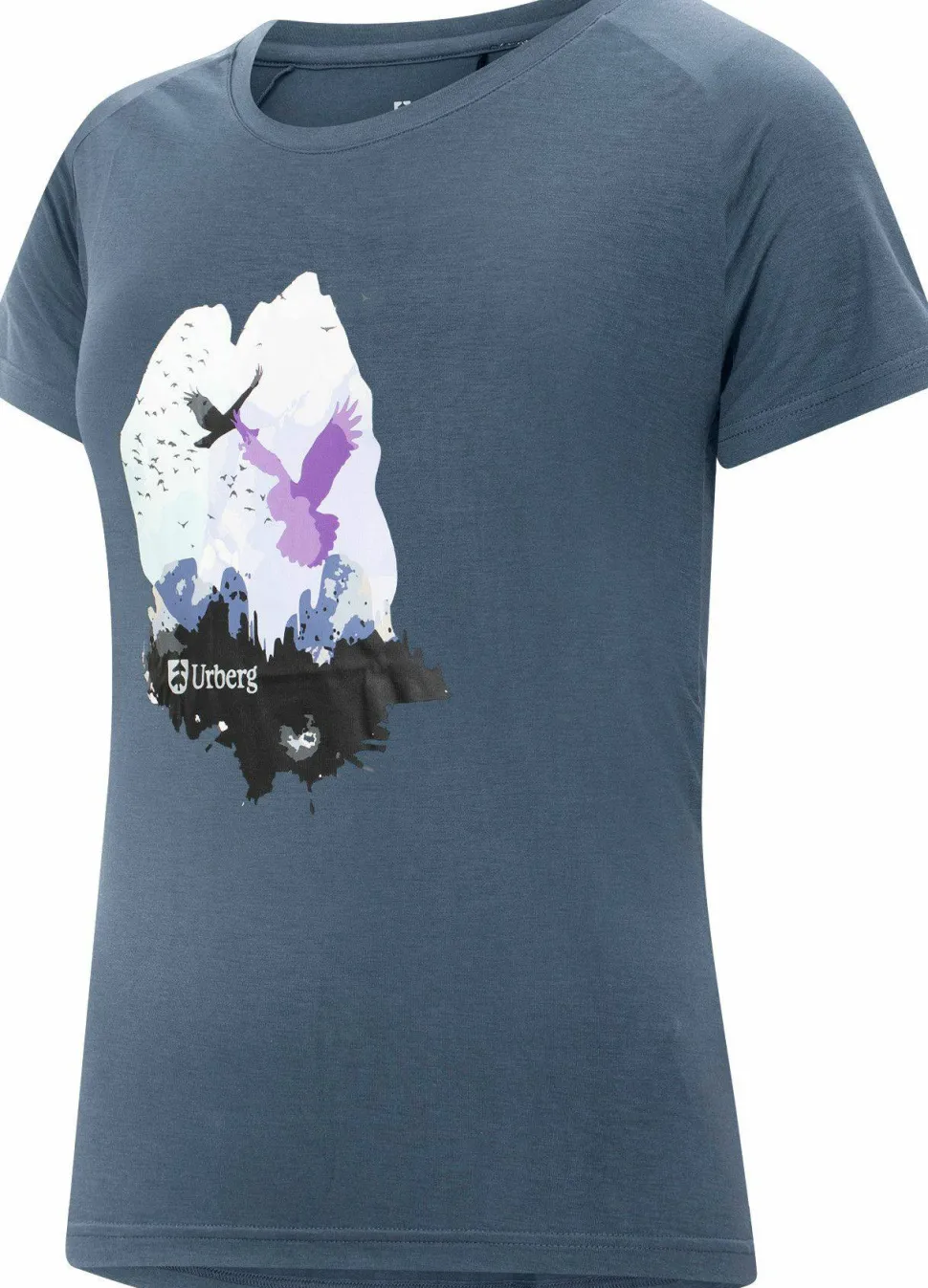Urberg Women's Printed Tree Tee Midnight Navy