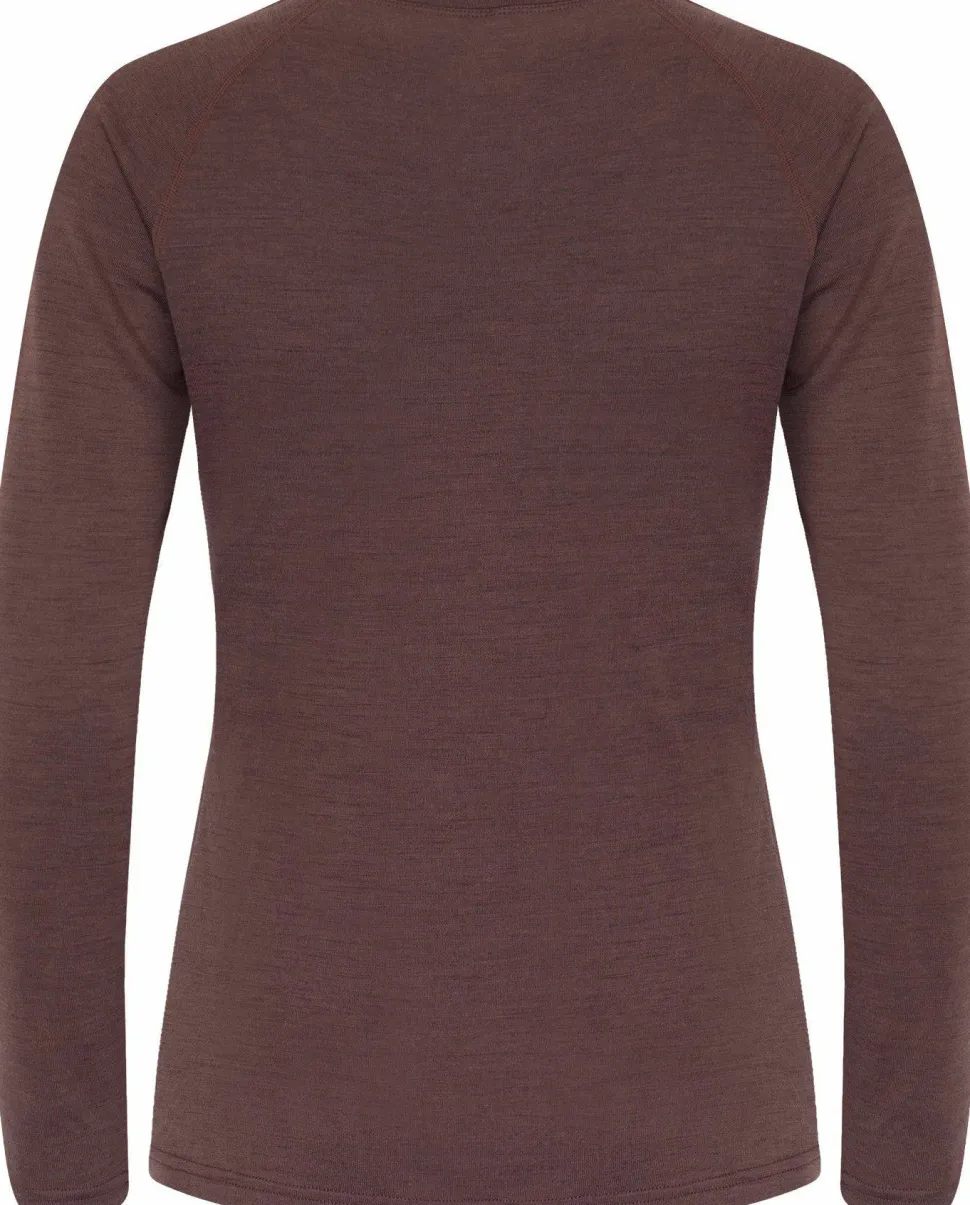 Urberg Women's Selje Merino-Bamboo Top Huckleberry/Blue Nights