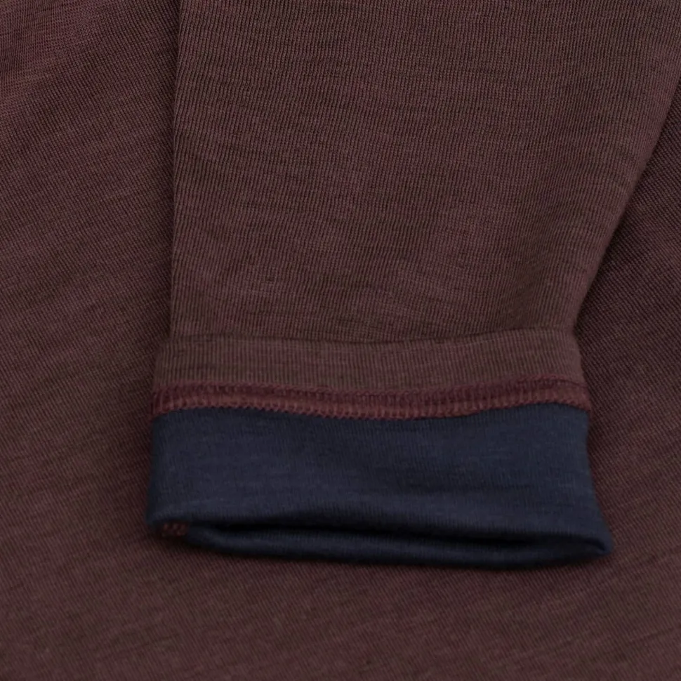 Urberg Women's Selje Merino-Bamboo Top Huckleberry/Blue Nights