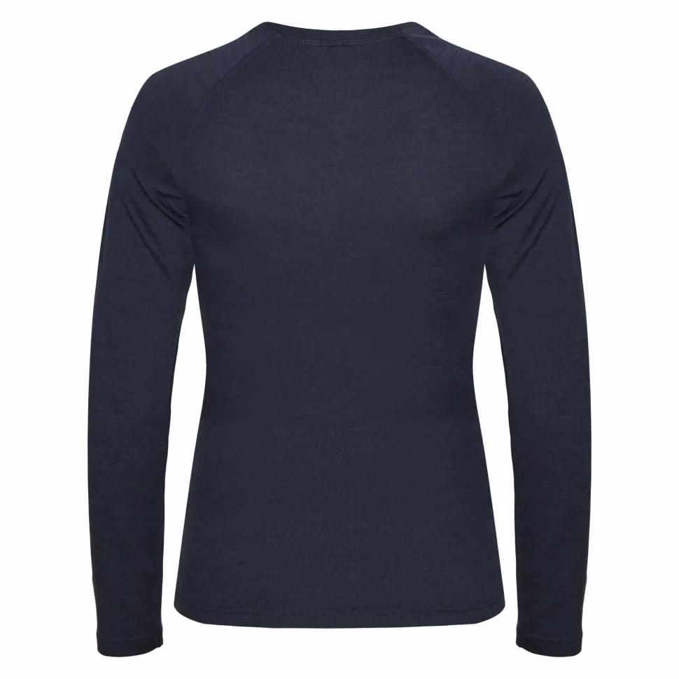 Urberg Women's Selje Merino-Bamboo Top Dark Navy