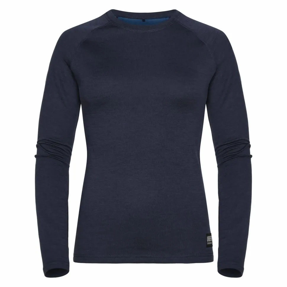 Urberg Women's Selje Merino-Bamboo Top Dark Navy